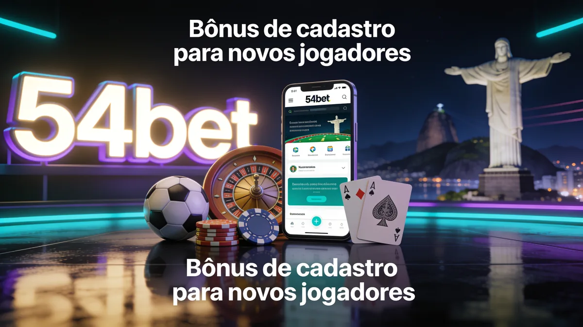 Bônus de cadastro para novos jogadores — 54bet no Brasil