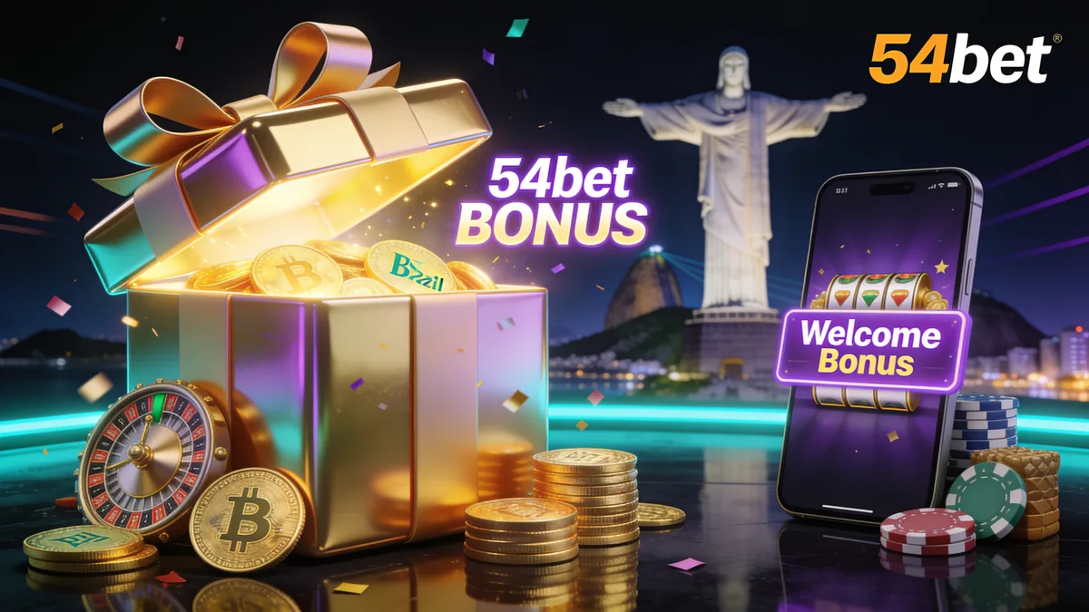 54bet no Brasil — Bônus de Cassino 54bet